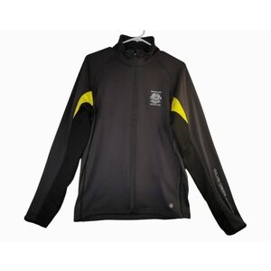 Galvin Green Jacket Men's SIZE M Insula Full Zip Golf BLACK, GRAY YELLOW.